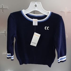 Brand New Gymboree Navy Blue Eyeball Sweater